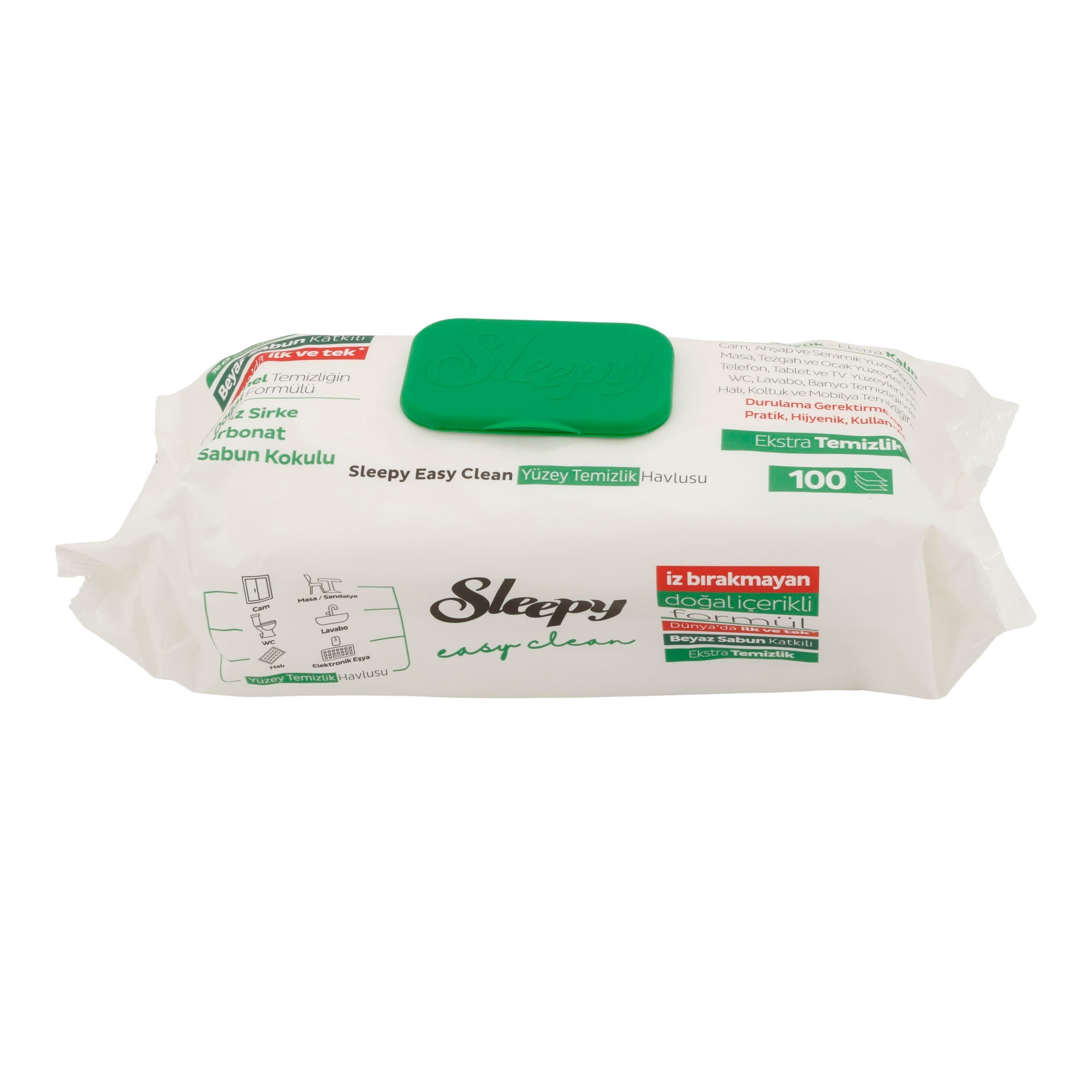 Reinigungstücher Sleepy Easy Clean | Feuchttücher für Oberflächen | 100 Stück - Taste Your World